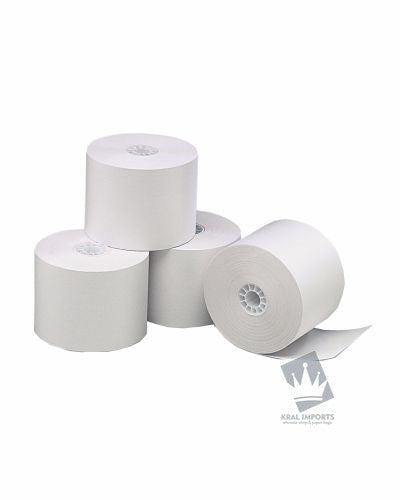 Thermal Paper Receipt Rolls, 3 1/8 x 230 ft, 50 Rolls, German Premium Quality, German Paper, BPA Free